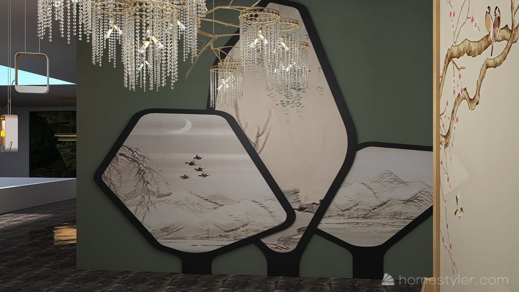 Living Room 3d design renderings