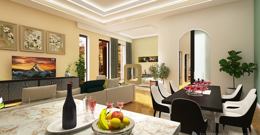 #EmptyRoomContest-YuliyaP Interior Design Render