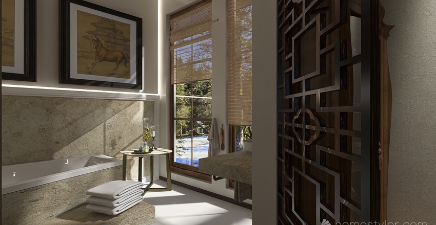 #EmptyRoomContest-Winter Retreat Interior Design Render