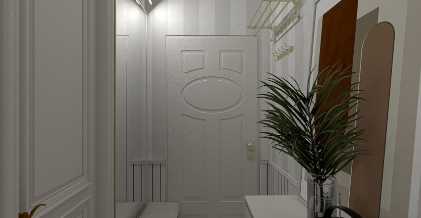 коридор 3d design renderings
