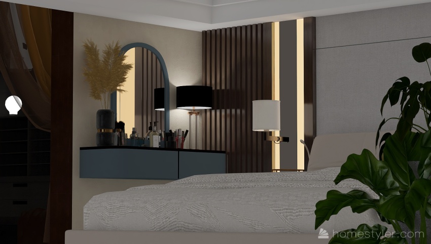 #EmptyRoomContest-Demo Room / A combination of styles - wood Art-Deco 3d design picture 102.6