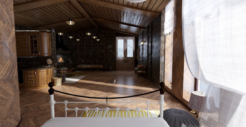 #EmptyRoomContest Winter home 3d design renderings