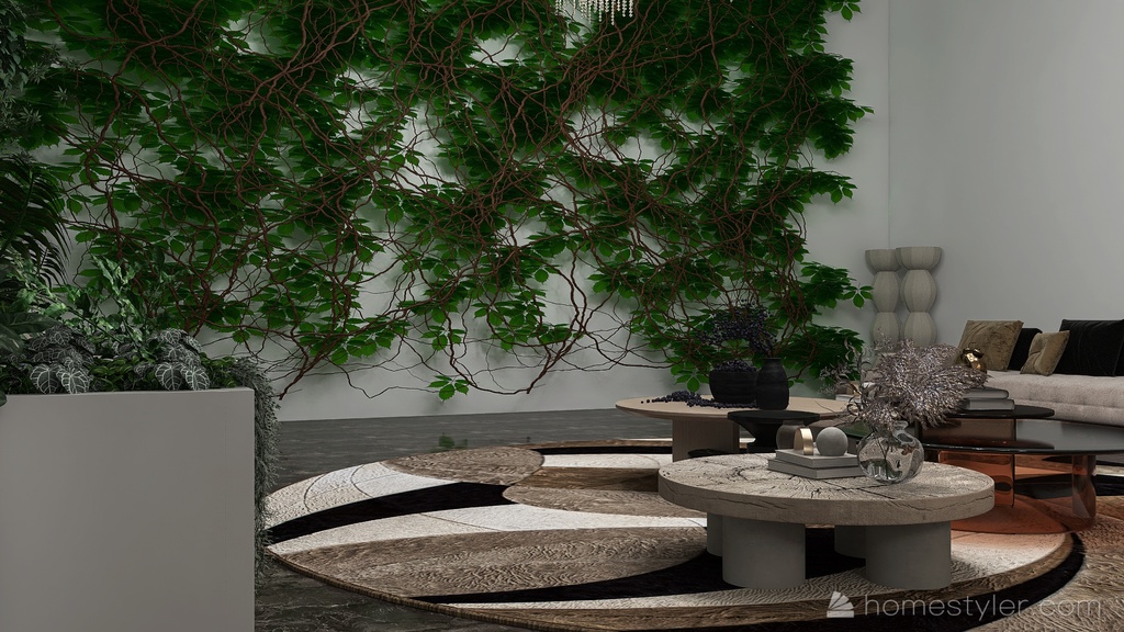 Living Room 3d design renderings
