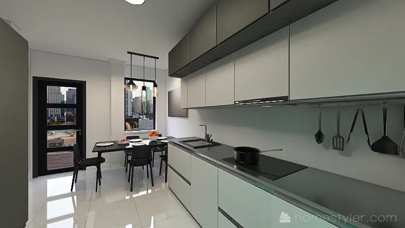 Small Kitchen Design 3d design renderings