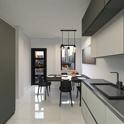 Small Kitchen Design 3d design renderings