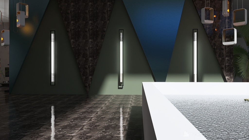 Living Room 3d design renderings