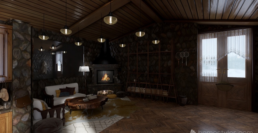 #EmptyRoomContest Winter home 3d design renderings