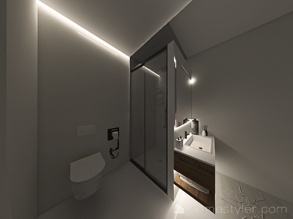 bathroom upstairs v2 3d design renderings
