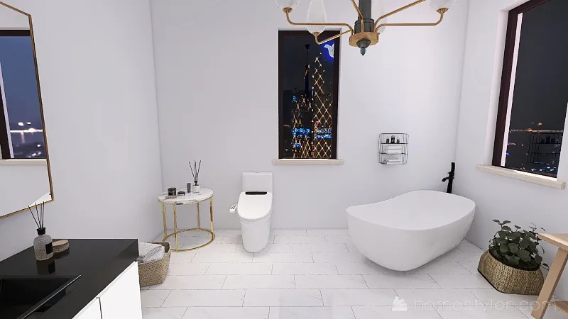 Kate Walsh Bathroom 3d design renderings