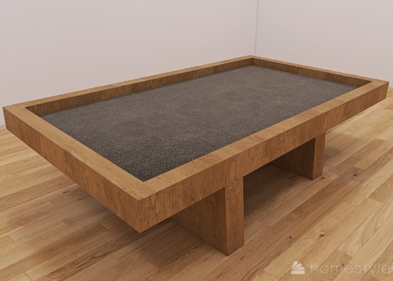 Copy of Crate and Barrel Pool Table 98＂ Design Rendering