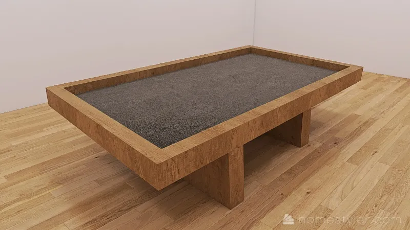 Copy of Crate and Barrel Pool Table 98＂ 3d design renderings