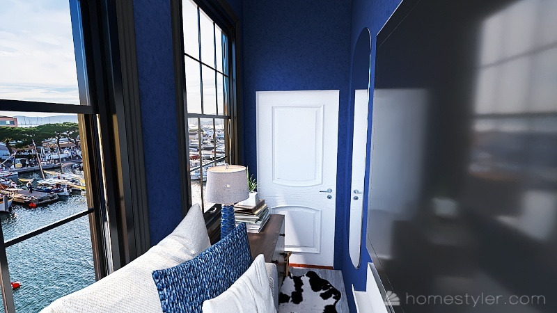 PM painting inspired house 3d design renderings