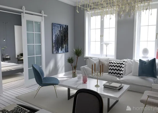 apartment in Sweden Design Rendering