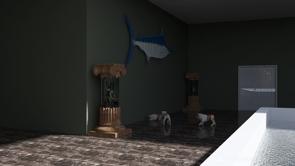 Living Room 3d design renderings