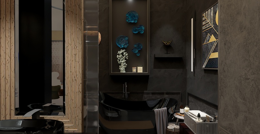 #EmptyRoomContest-Bold Neutral Interior Design Render