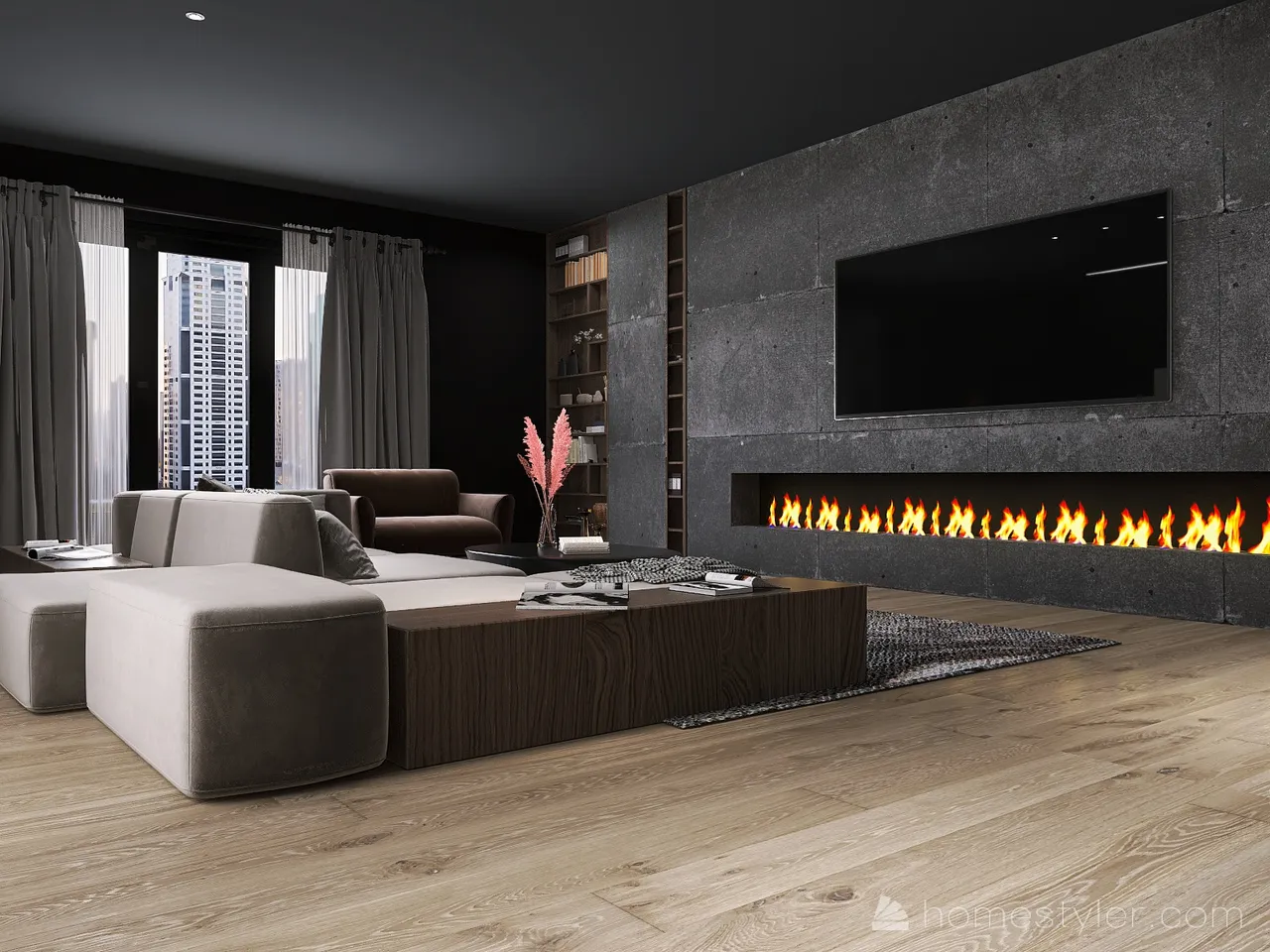 LivingRoom 3d design renderings