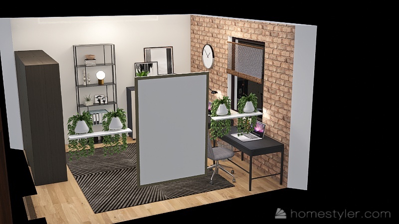 Loft Modern Home Ofiice 3d design picture 18.35
