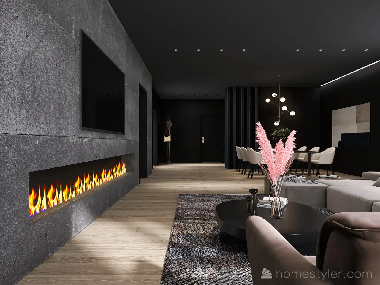 LivingRoom 3d design renderings