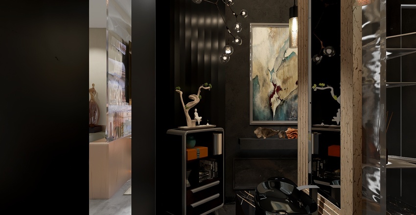 #EmptyRoomContest-Bold Neutral Interior Design Render