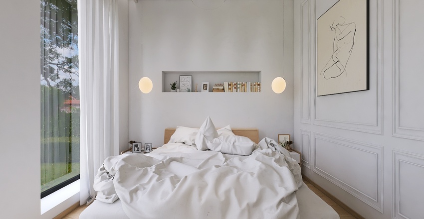 #EmptyRoomContest - The WHITE apartment Interior Design Render