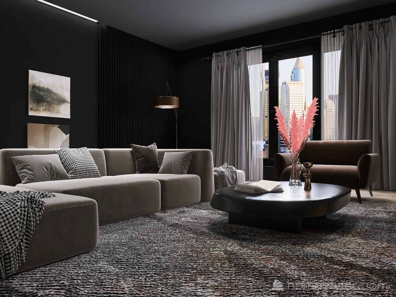 LivingRoom 3d design renderings