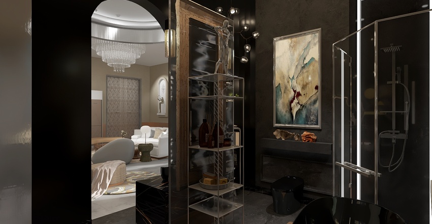 #EmptyRoomContest-Bold Neutral Interior Design Render