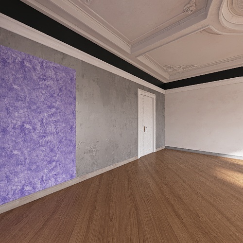 Room 1- Classic Black and White 3d design renderings
