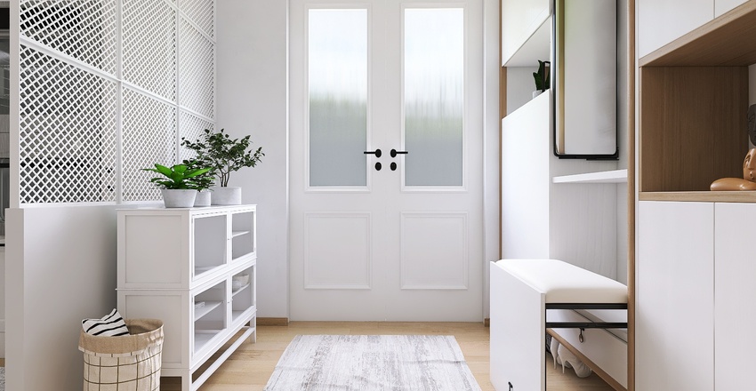 #EmptyRoomContest - The WHITE apartment Interior Design Render