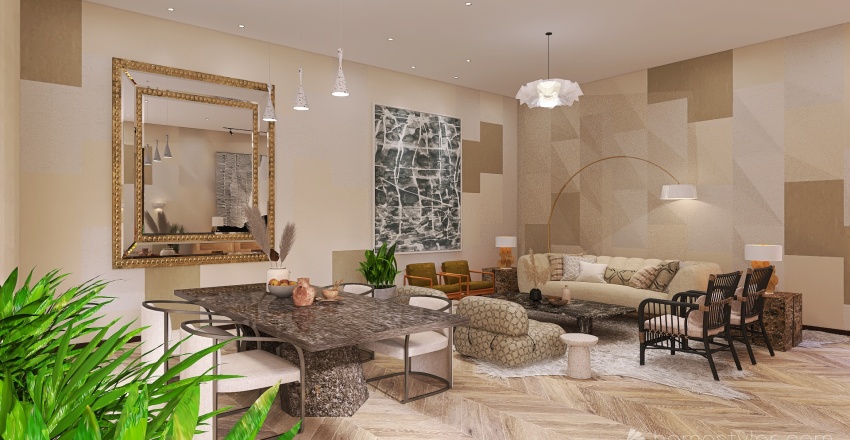 #EmptyRoomContest - Mofy Ritual Home Space 3d design renderings