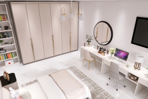 Mr. Sultan - Girls bedroom Design Rendering
