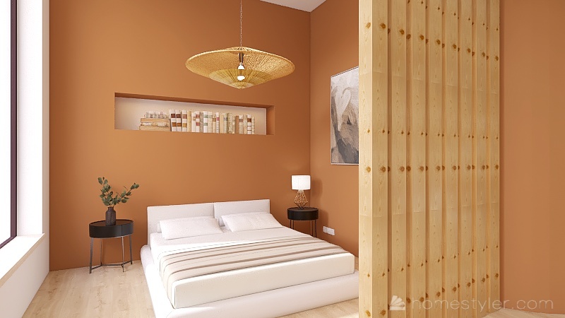 #EmptyRoomContest- Peaceful Loft Interior Design Render