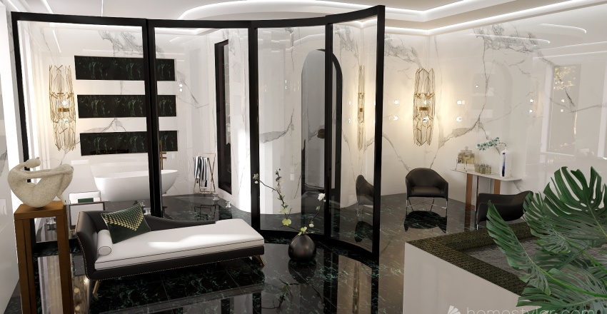 #EmptyRoomContest Private Spa 3d design renderings