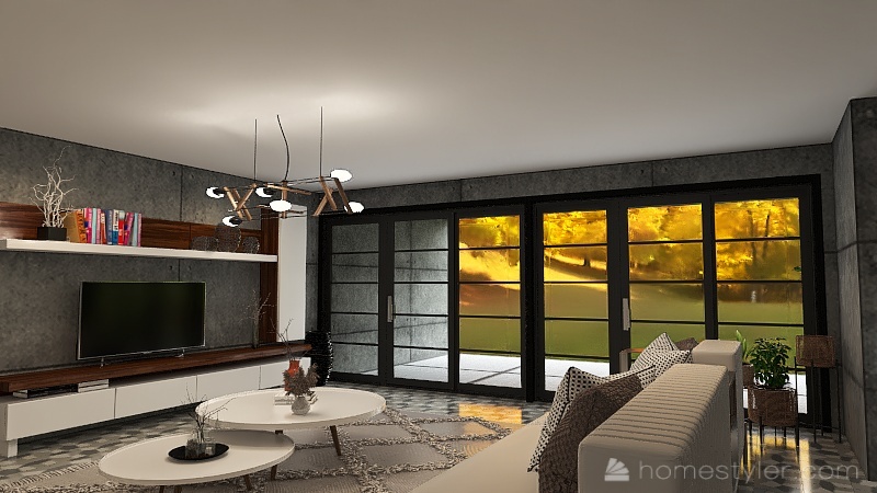 maison moderne 3d design renderings