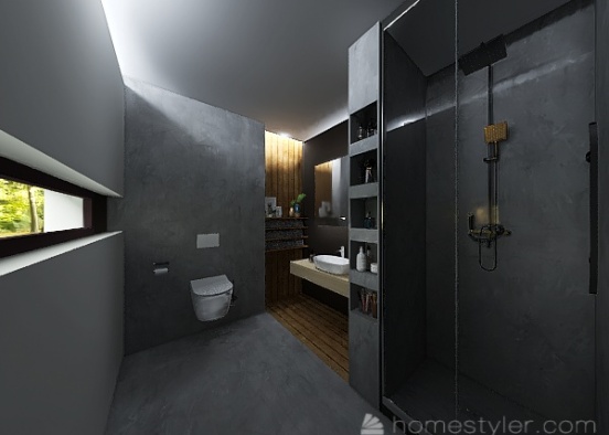 batroom upstairs v3 Design Rendering