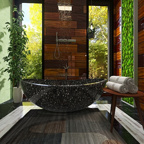 Nature Bedroom 3d design renderings