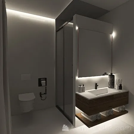 bathroom upstairs v2  Design Rendering