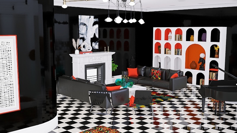 #EmptyRoomContest-NightVibes 3d design picture 102.6