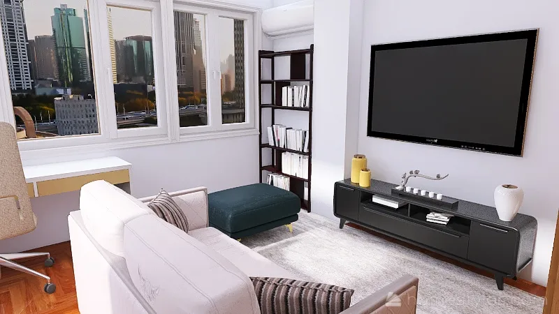 Lukina soba 3d design renderings