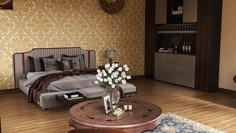 #AmericanRoomContest_Country House 3d design renderings