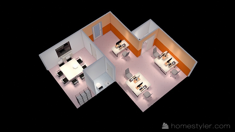 Ufficio Byte Pinerolo 3d design renderings