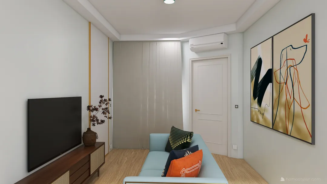 Casa adaptada para cadeirante (trabalho) 3d design renderings
