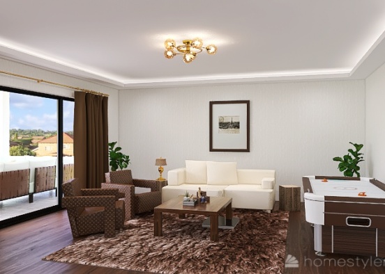 family room project Design Rendering
