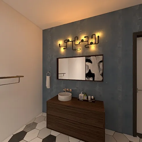 Womens Bathroom 3d design renderings
