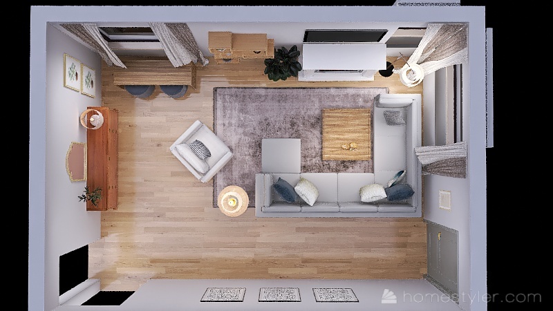 Copy of Copy of Adriana Living room 3 3d design renderings