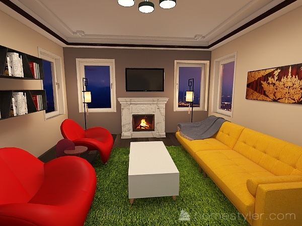 Interior Design - Fashion Interiors 3d design renderings
