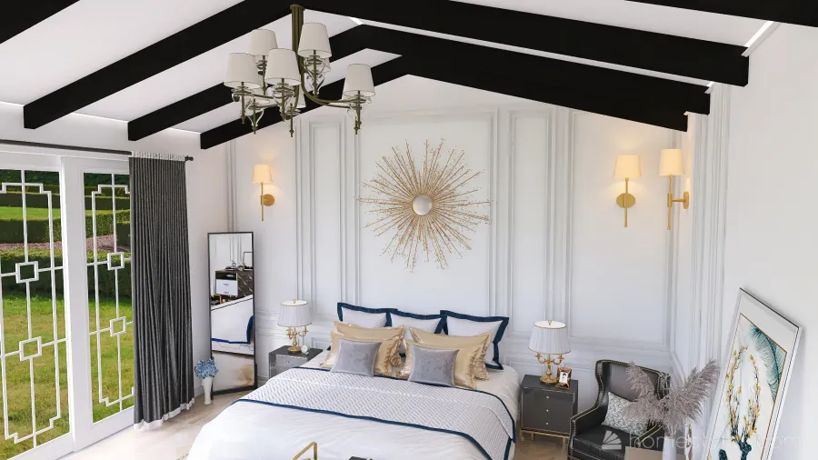 #AmericanRoomContest The Bedroom 3d design renderings