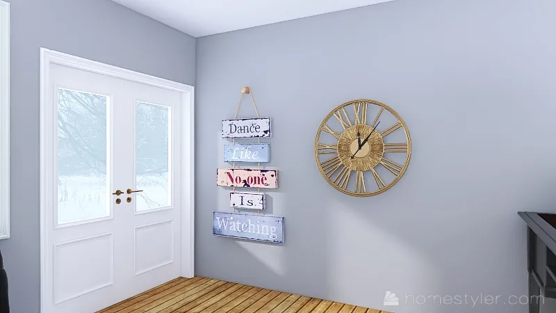 Bedroom in American Style 3d design renderings