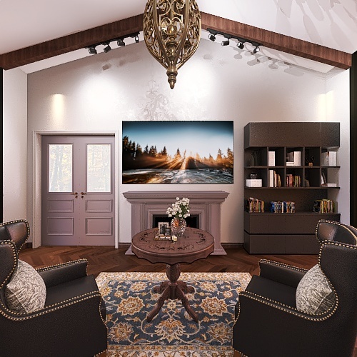 #AmericanRoomContest ~ Country Master Bedroom Interior Design Render