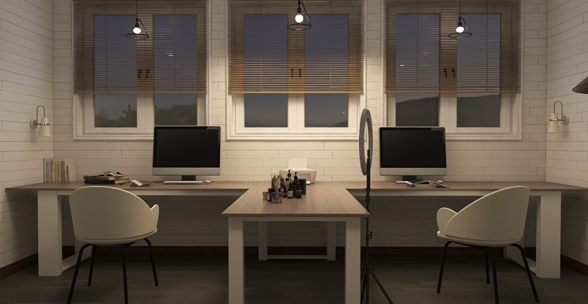 #AmericanRoomContest- chill study room 3d design renderings