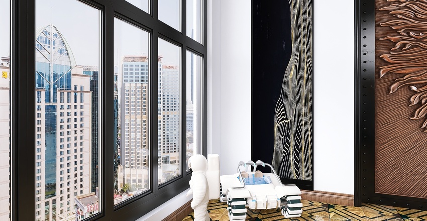 #AmericanRoomContest_YuliyaP Interior Design Render